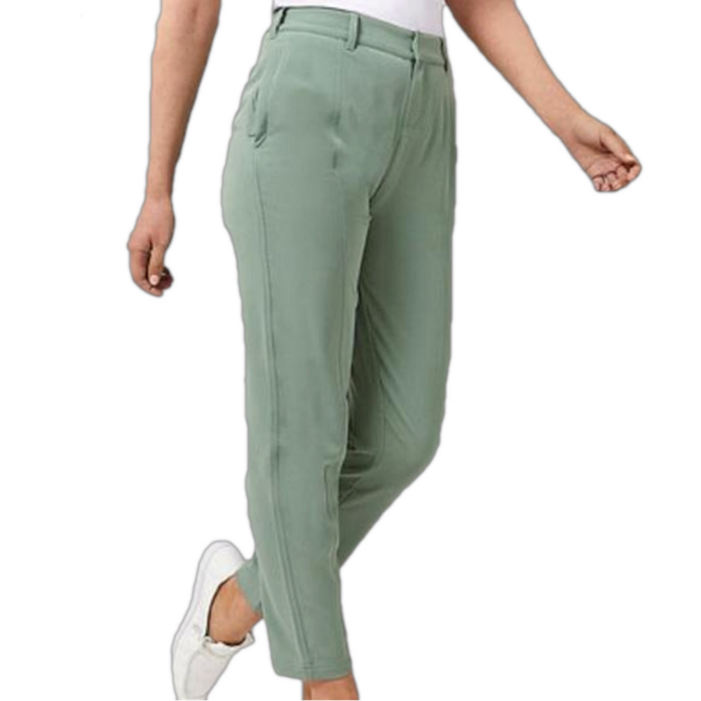 32 Degrees Cool Green Stretch Woven Pants Women's